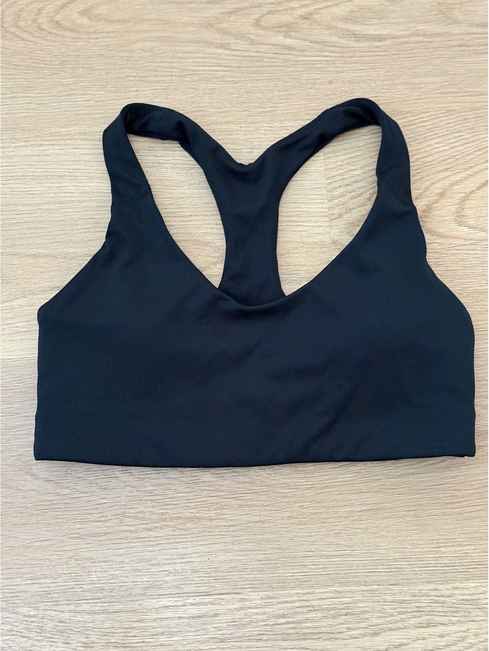 Old Navy PowerSoft Black Racerback Sports Bra Medium Support Size S